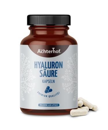 Hyaluronic acid 120 capsules |High dose with 500mg hyaluronic acid per capsule |100% vegan |Made up and without solventsFrom the Achterhof