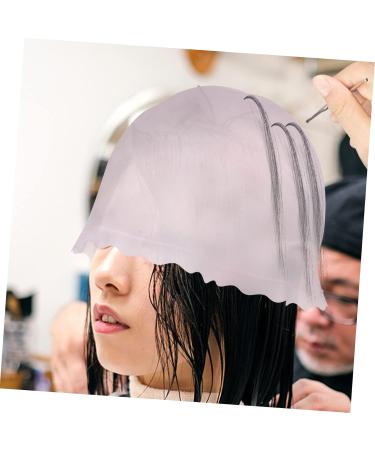 TOVINANNA Silicone Highlighter Cap Dye Cap Dyeing Color Caps Hair Dyeing Cap Salon Silicone Cap Hair Highlighting Caps Reusable Hair Coloring Caps Dyeing Color Tool Hair Coloring Hat - Buy Online on GoSupps.com