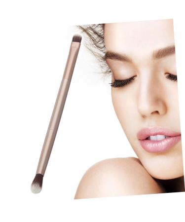 Double Ended Eyebrow & Eyeshadow Brush - Soft Vegan Bristles for Precision & Blending | Versatile Makeup Tool - Buy Online on GoSupps.com