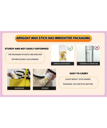 ARHGOAT Hair Wax Stick 2.7oz - Long-Lasting Hardness and High Shine with Beeswax and Olive Oil - Natural Formula for Women - Buy Online on GoSupps.com