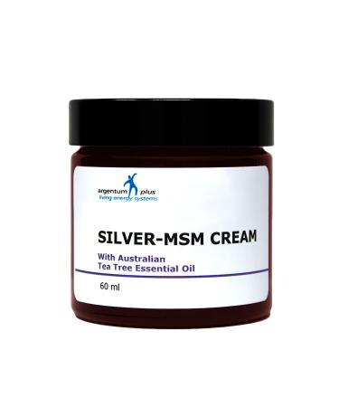 Silver-MSM Cream with Tea Tree Essential Oil - 60 ml