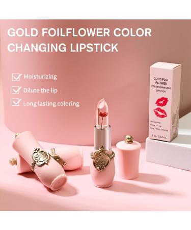 3 Pack Flower Jelly Lipstick Set | Magic Color Change Lip Balm | Long-lasting Moisturizer with Aloe Vera | Makeup Set (3PCS) - International Shipping Available - Buy Online on GoSupps.com