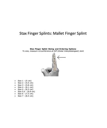 Rolyan 78030 STAX Finger Splint | Size 1 | Individual Finger Splint - Buy Online on GoSupps.com