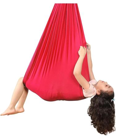 SSIMO Sensory Full Body Socks for Autism | Stretchy & Breathable Body Sox for Stress Relief in Children & Adults | Red (Size: 100x280cm) - Buy Online on GoSupps.com