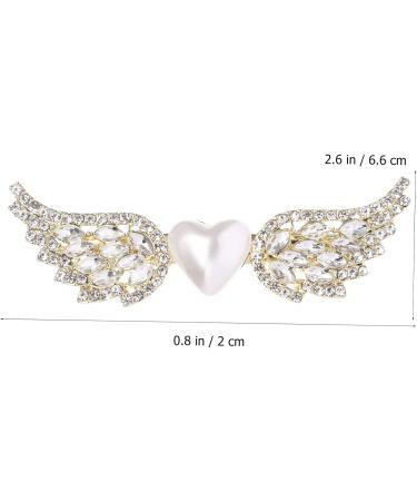 jojofuny 1pc Love Wings Hairpin Angle Wings Hairpins Angle Costume Rhinestone Bobby Wings Hair Clip Pearl Hair Pins Hair Claw Clips for Women Stylish Hair Clip Mother South Korea Vintage - Buy Online on GoSupps.com