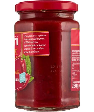  Italian Gourmet E.R. Mutti Sauce with Pizzutello Tomato and Calabrian Chilli Pizzutello sauce and Calabrian pepper 280 g + Italian Gourmet Pulp 400 g - Buy Online on GoSupps.com
