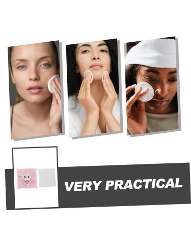 10 Eco-Friendly Cleansing Cotton Eye Makeup Remover Pads - Portable Facial Cleaning & Makeup Wipes for Effortless Face Care - Buy Online on GoSupps.com