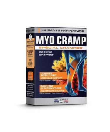 MYO CRAMPES Special Cramps Physical Effort Daytime Night Helps Electrolyte Balance with Magnesium French Laboratory Eric Favre