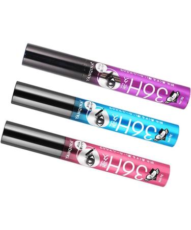 Angoily 3pcs Eyelash Mascara Extension Makeup Mascara Women Mascara Waterproof Mascara Eyelash Spoolies - Buy Online on GoSupps.com