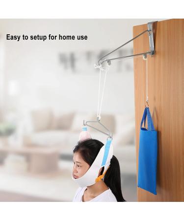 Neck Cervical Traction Device | Over Door Neck Stretcher Kit for Pain Relief | Soundrids Chiropractic Therapy - Buy Online on GoSupps.com