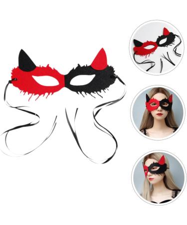 Healeved for Couple Halloween Cosplay Masks Masquerade Costume Outfits Halloween Scary Halloween Costume Mask Retro Party Mask Fox for Women - Buy Online on GoSupps.com