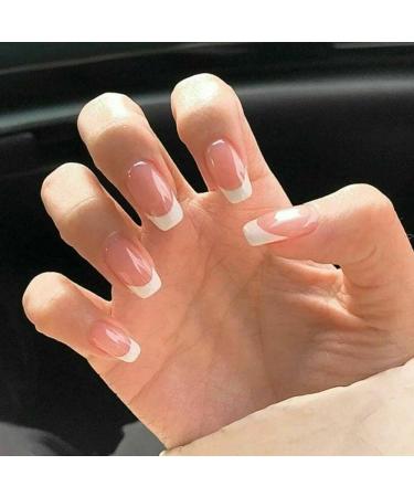 White French Tips Guide Nail Stickers Simple Fingertip Decorations Decals K0M0 Supp Stickers Adhesive Nail - Buy Online on GoSupps.com