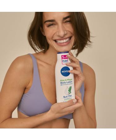 NIVEA Body Lotion Aloe & Moisturizer 400ml - Hydrating & Soothing Skin Care for All Skin Types | International Shipping Available - Buy Online on GoSupps.com