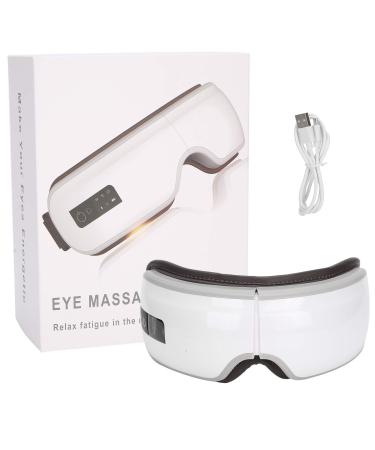 Eye massager with heat air compression vibrating eye care devices with bluetooth for dry eyes overexertion of the eyes temple headache tiredness relief dark circle