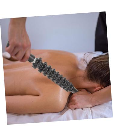 Muscle Massage Roller Hand & Leg Stick Fascia Massage Device for Neck & Body - 43x3cm Black - Buy Online on GoSupps.com