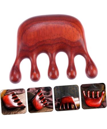 Magiclulu Wooden Massage Comb - Scalp Massager & Hair Comb for Improved Circulation | International Shipping Available - Buy Online on GoSupps.com