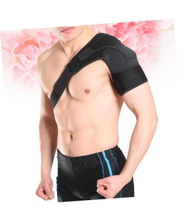 FRCOLOR 2pcs Shoulder Brace - Breathable Support Strap & Shoulder Pad | Black - Ideal for Pain Relief & Recovery - Buy Online on GoSupps.com