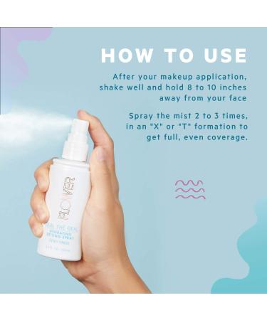 Flower Beauty Seal The Deal Setting Spray - Hydrating & Flawless Finish | 3.4fl oz - Cruelty-Free - Buy Online on GoSupps.com
