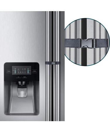 Yulaiyoen Child Safety Cupboard Locks - Adjustable Straps for Cabinets & Fridge, Black - Buy Online on GoSupps.com