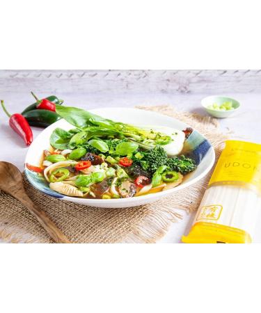 Clearspring Organic Japanese Wide Udon Noodles 200g - Buy Online on GoSupps.com