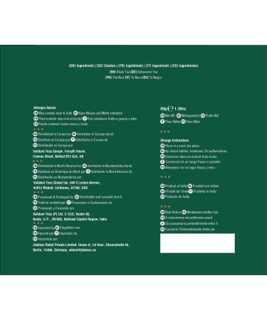 VAHDAM Organic Darjeeling Black Tea â€“ 15 Pyramid Bags | Pure Himalayan Tea, Medium Caffeine, Brew HotIced - Buy Online on GoSupps.com