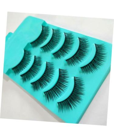 FRCOLOR Pink Business Card Holder 5 Pairs dramatic eyelashes magnetic eyelashes Thick False Eyelashes Cross False Eyelashes es False Lashes lashes natural false eyelashes extend fluffy 3d - Buy Online on GoSupps.com