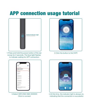 Cliunt Ear Wax Removal Otoscope - 1920p Waterproof Ear Cleaner with Camera & 6 LED for iPhone iPad & Android - Buy Online on GoSupps.com