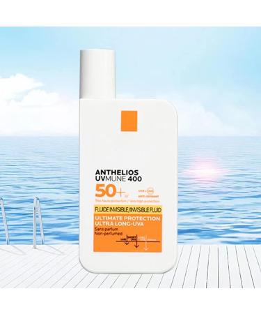 Sunscreen SPF50 Ultra Light Water Resistant Body Lotion 50ml - Protects & Moisturizes Skin - Buy Online on GoSupps.com