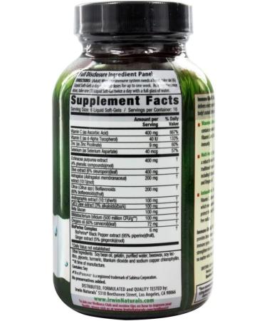 Irwin Naturals Immuno-Shield All Season Wellness - 100 Liquid Soft-Gels for Optimal Health - Buy Online on GoSupps.com