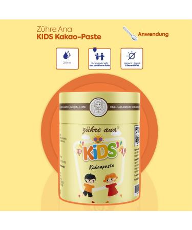 Z hre Ana Children Cocoa Paste - Boost Immunity Inspire Appetite & Support Bone Development - Vegan Multivitamin with Blossom Honey Royal Jelly Propolis & More! - Buy Online on GoSupps.com