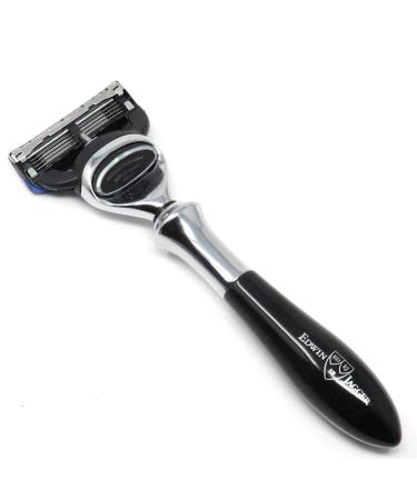Edwin Jagger Plaza Range Handle & Stand - Compatible with Gillette Fusion Cartridges | International Shipping - Buy Online on GoSupps.com