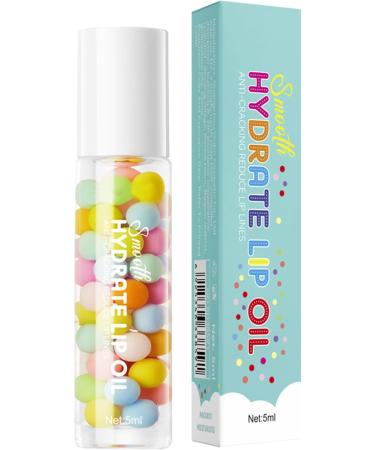  JIEBWCHA Moisturizing lip oil - Roll-up lip oil - Long-lasting - Non-sticky - Natural - 5 ml - Moisturizing - Buy Online on GoSupps.com