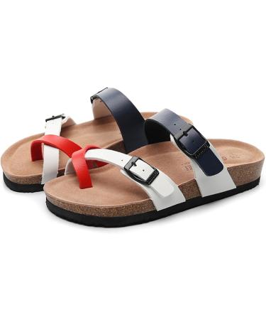 Summer Orthopedic Beach Sandals for Women - Comfy Bunion Corrector Flip Flops with Arch Support - Lightweight Casual Slippers (Size 7.5 Red - Buy Online on GoSupps.com