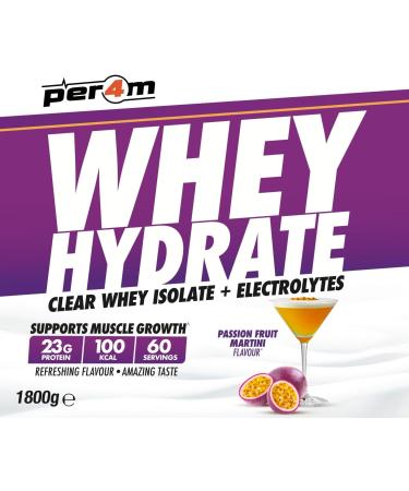 Per4m Whey Hydrate (1800g) Martini au fruit de la passion - Prot ines - Prot ines claires - Buy Online on GoSupps.com