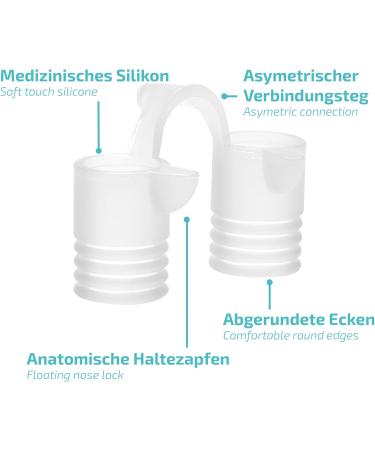 Nasivent Tube Plus - Anti Snoring Aid Starter Set | 5 Pieces with Storage Container - International Shipping Available - Buy Online on GoSupps.com