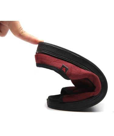 Leesa Extra Wide Diabetic Shoes for Women | Adjustable Recovery Slippers for Foot Swelling | Soft Comfortable Nursing Shoes | Size 7.5 Red - Buy Online on GoSupps.com