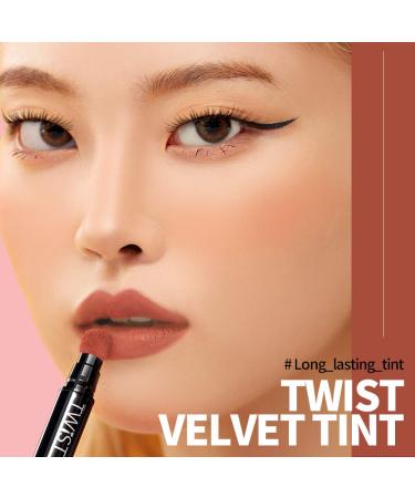 PASSIONCAT Long Lasting Lip Stain & Cheek Tint - High Pigment Matte Finish - Twist Velvet Tint #12 Dry Mayple - Buy Online on GoSupps.com