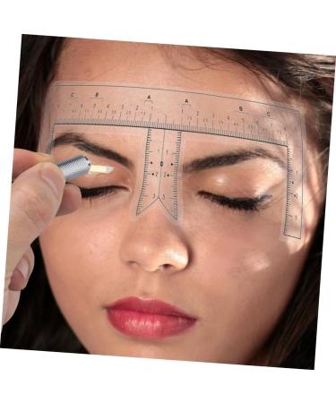 Gogogmee 10pcs Eyebrow Design Ruler Tool Brow Makeup Supplies Eyebrow Guide Stencil Measuring Ruler Make up - Buy Online on GoSupps.com