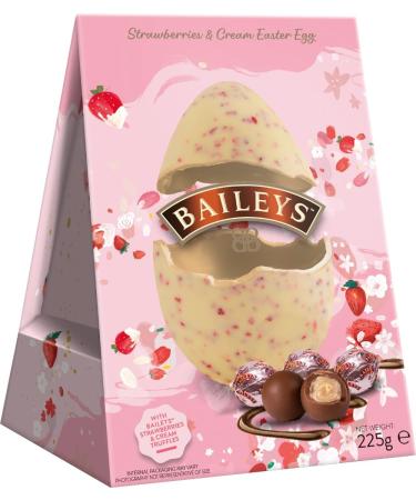 Easter Egg & Chocolate Truffles Bundle With Baileys Chocolate Truffles Strawberries & Cream Box 205g and Strawberry & Cream Truffle Easter Egg 225g (2 Pack) - Buy Online on GoSupps.com