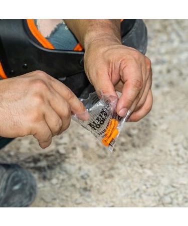 Klein Tools 6054010 Foam Earplugs  33dB NRR  Orange  with Resealable Bag  for Construction  Loud Noise  and Work  10-Pair - Buy Online on GoSupps.com