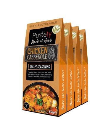 Pureety GLUTEN FREE Chicken Casserole Recipe Seasoning x 4 packs - Buy Online on GoSupps.com