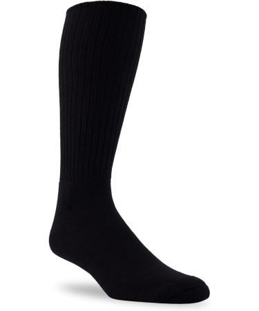 JB Field's 98% Cotton Non-Binding Cushion Sole Socks (X-Large, 2 Pair, White) - Buy Online on GoSupps.com