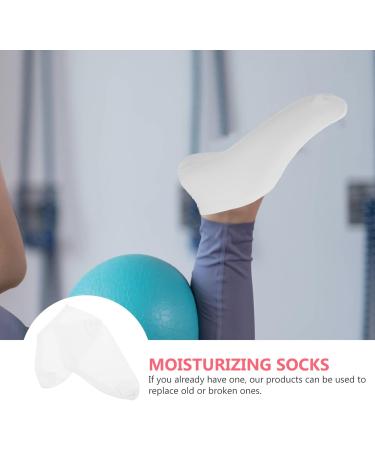 Beaupretty Moisturizing Socks - 4 Pairs of Heel & Foot Socks for Dry Feet | Slipproof Cotton & Spandex Wet Socks for Overnight Hydration - Buy Online on GoSupps.com