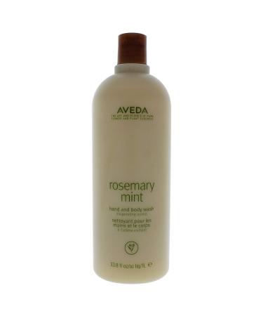 Aveda Rosemary Mint Hand and Body Wash 33.8oz - Gentle Cleansing for Frequent Use, Prevents Over-Drying - 1 Pack, 33.8 Fl Oz - Buy Online on GoSupps.com