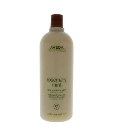 Aveda Rosemary Mint Hand and Body Wash 33.8oz Cleansing Lets You Wash Frequently Without Over Drying 33.8 Fl Oz (Pack of 1)