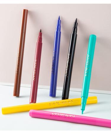 Neon Green Liquid Vegan Eyeliner: Long-Lasting, Waterproof, Smudge-Proof with Sharp Tip - Quick Dry & Easy to Cleanse | Makeup Gift for Women - Buy Online on GoSupps.com