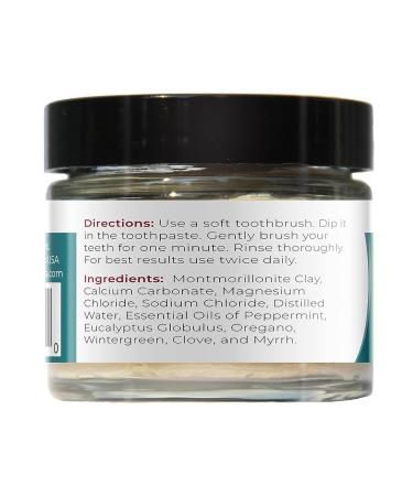 Viva Doria Fluoride-Free Peppermint Toothpaste (3 oz) | Natural Mouth Refreshing Formula - Buy Online on GoSupps.com