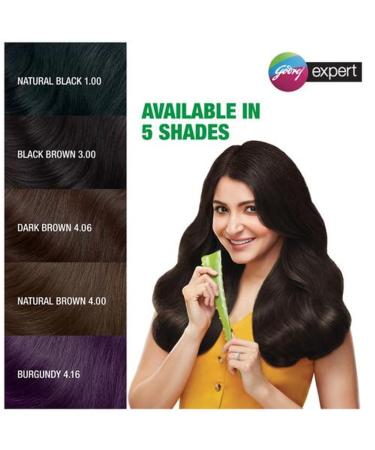 Godrej Expert Creme Hair Colour - Natural Black (20G + 20Ml) | International Shipping Available - Buy Online on GoSupps.com