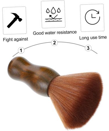 Ipetboom Hair Brush Removing Broken Hair Simple Cleaning Brush for Hairdressing Home Use Ergonomic Handle Comfortable Touch Design for Ears Neck Areas - Buy Online on GoSupps.com