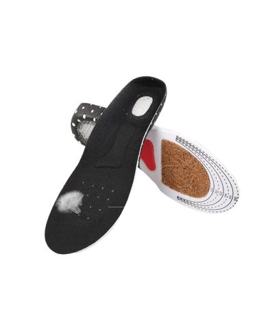 Sport Insoles Flat Feet Support Orthotic Insoles Breathable Shoe Pads Inserts Shock Absorbent Foot Pad(40-46) 40-46 D
